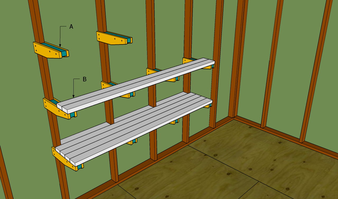 DIY Garage Storage Shelves Plans