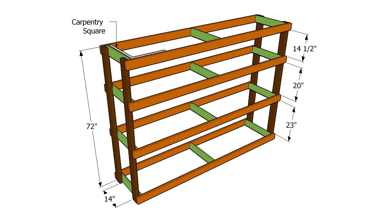  organisation 2×4 garage shelves plans for building basic ga