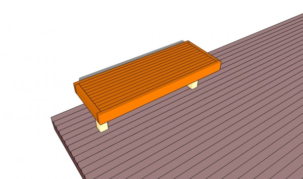 Deck bench plans