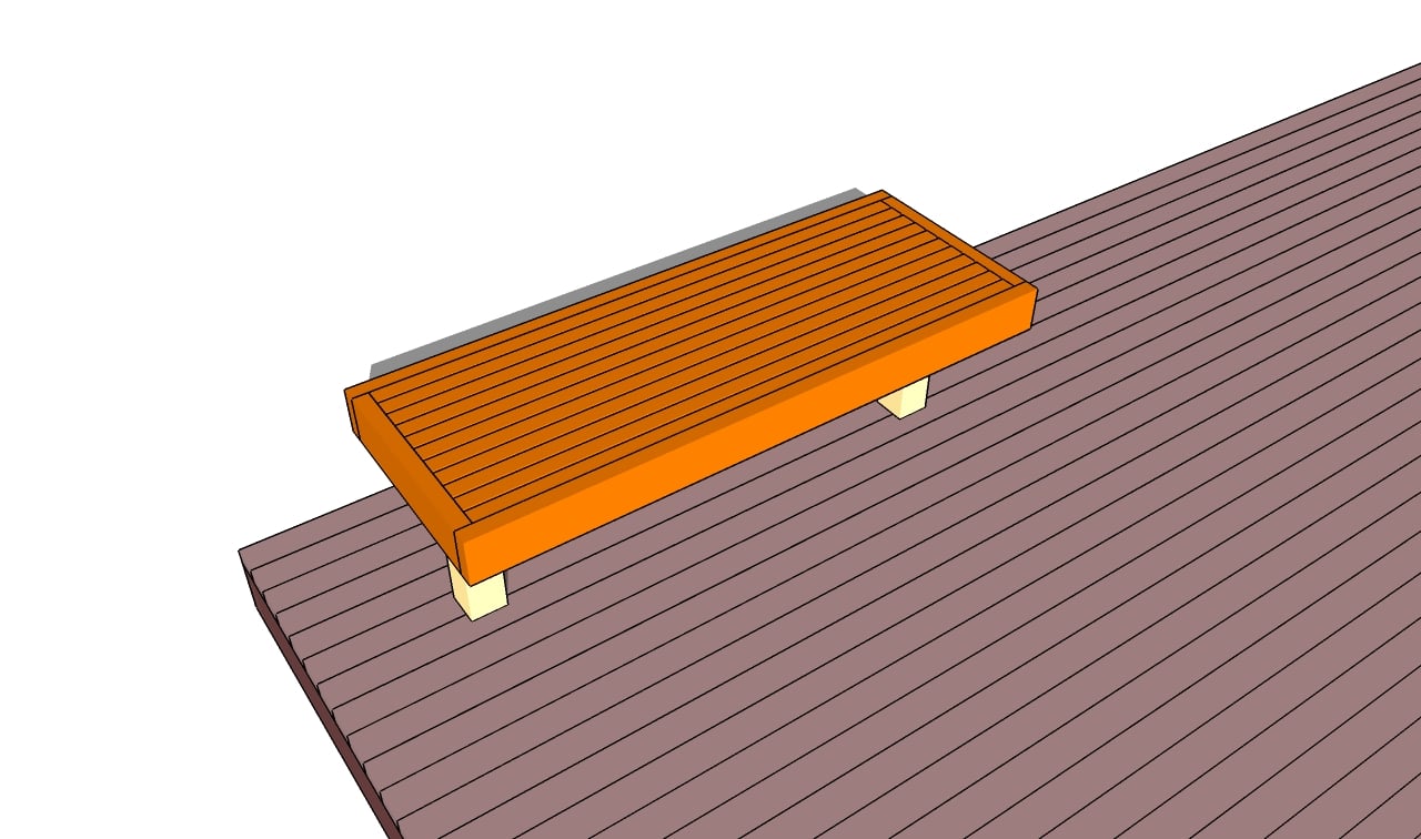 Wood Deck Bench Plans Free