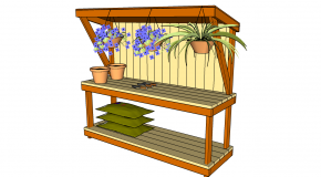 Garden Potting Bench Plans