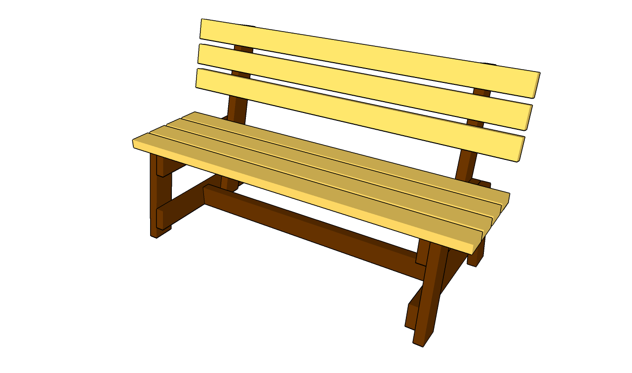 free woodworking garden bench plans | Quick Woodworking 