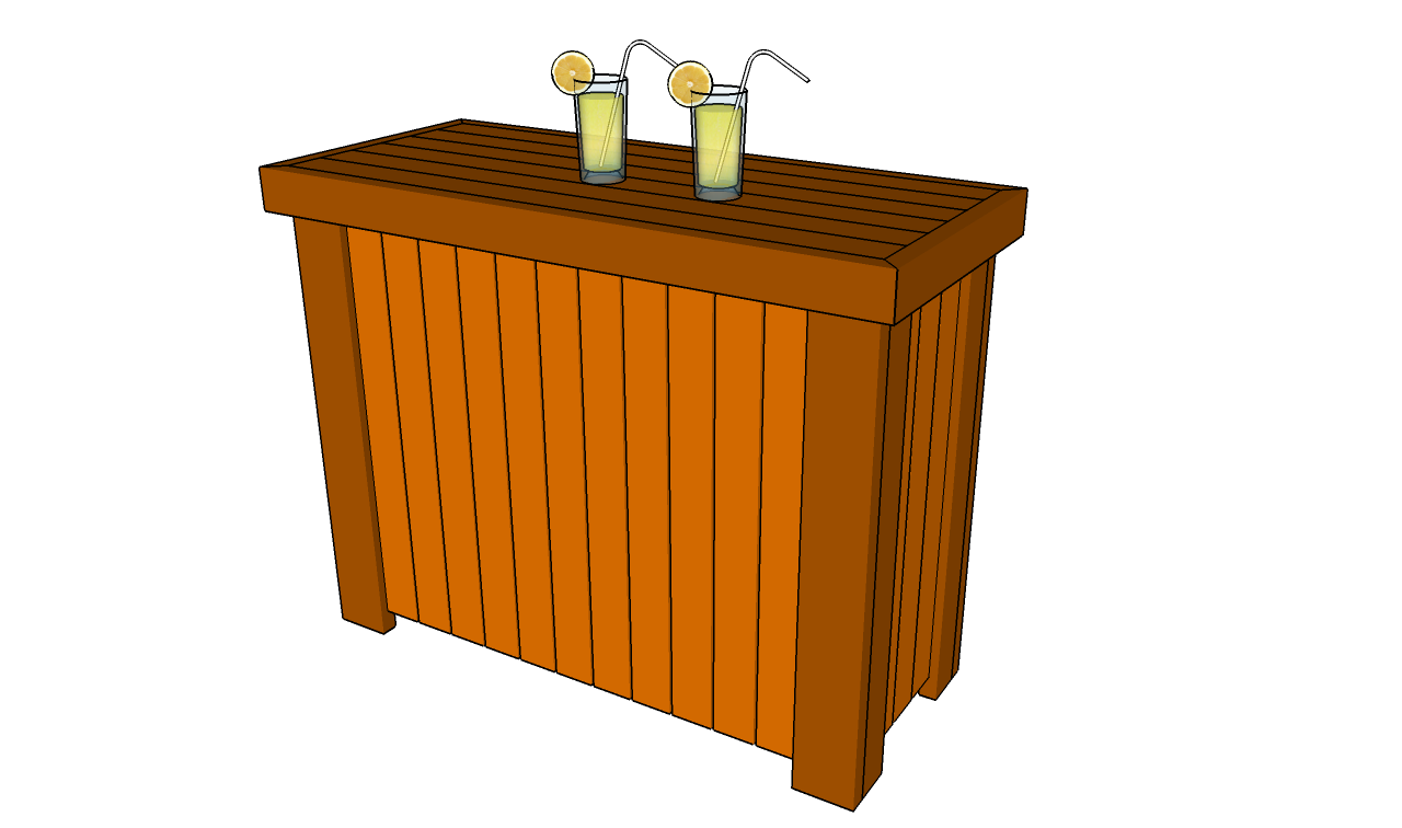 DIY Outdoor Bar Plans