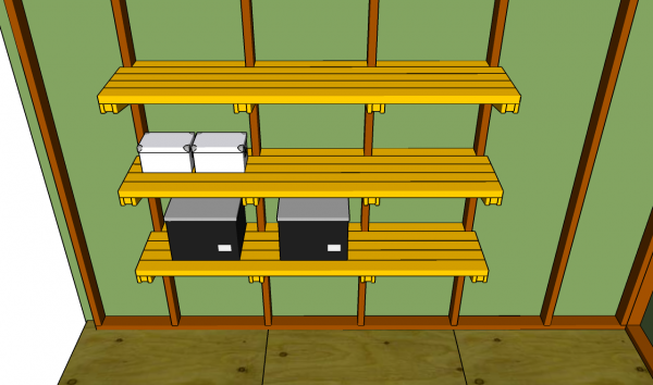 Shed shelving plans