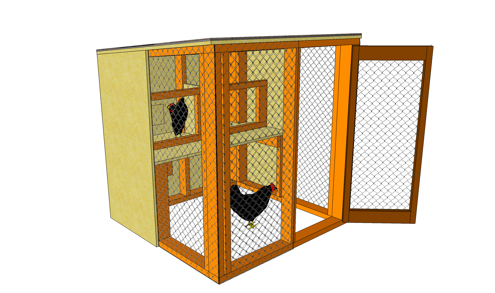 SIMPLE CHICKEN HOUSE PLANS | House and Redesign