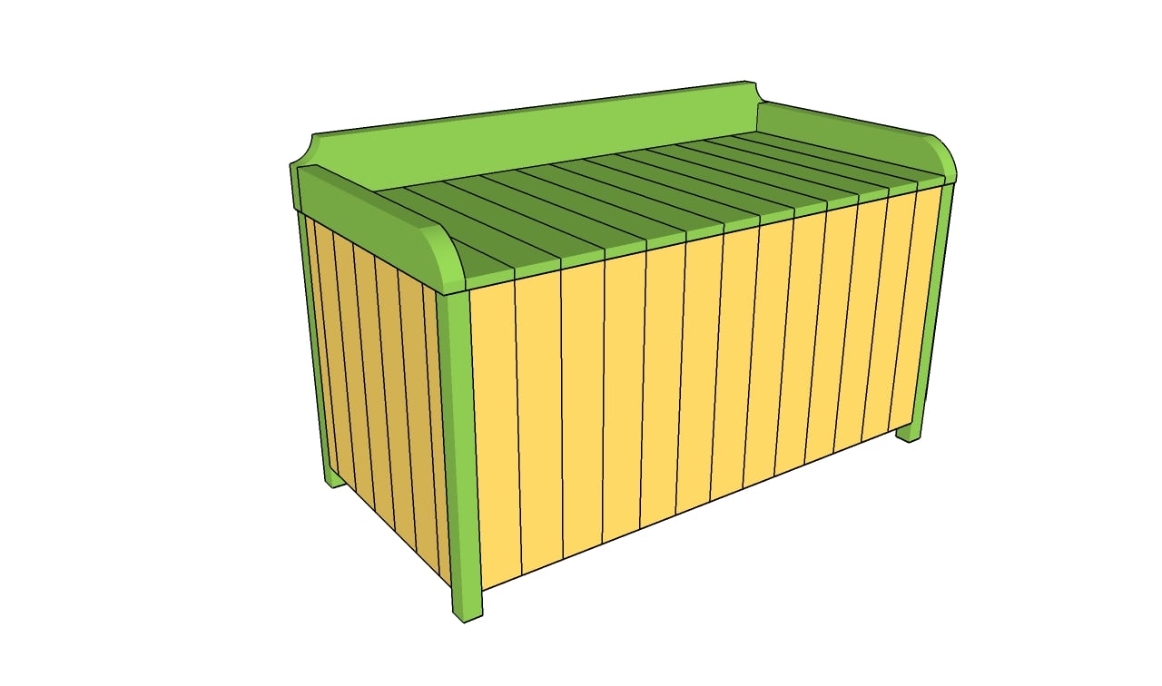 Outdoor Storage Box Plans | MyOutdoorPlans | Free Woodworking Plans and