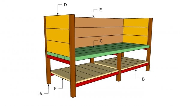 Bull Nose Tile 2X6 Inches moreover Bench With Planter Boxes Plans 