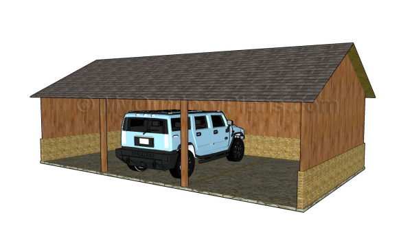 Double carport