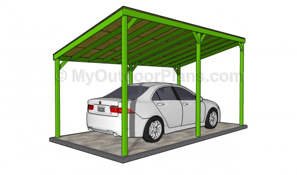 Wooden carport plans