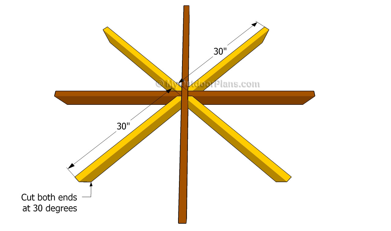 Octagon Picnic Table Plans | Free Outdoor Plans - DIY Shed, Wooden 