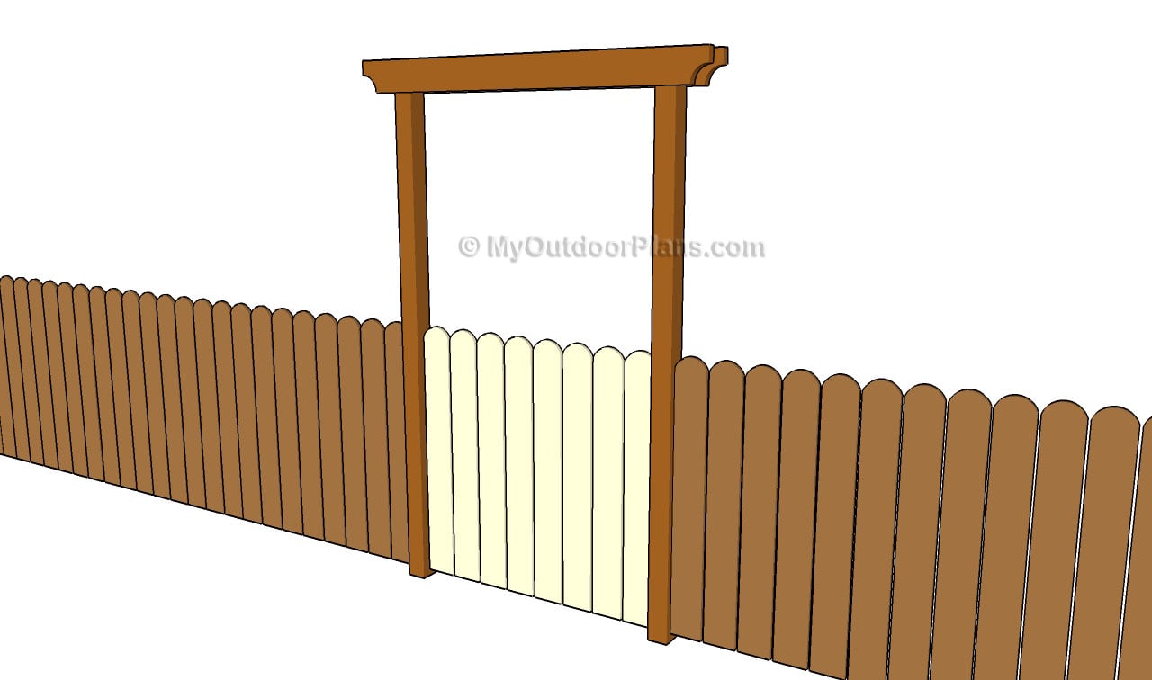 Fence Gate Plans | Free Outdoor Plans - DIY Shed, Wooden Playhouse 