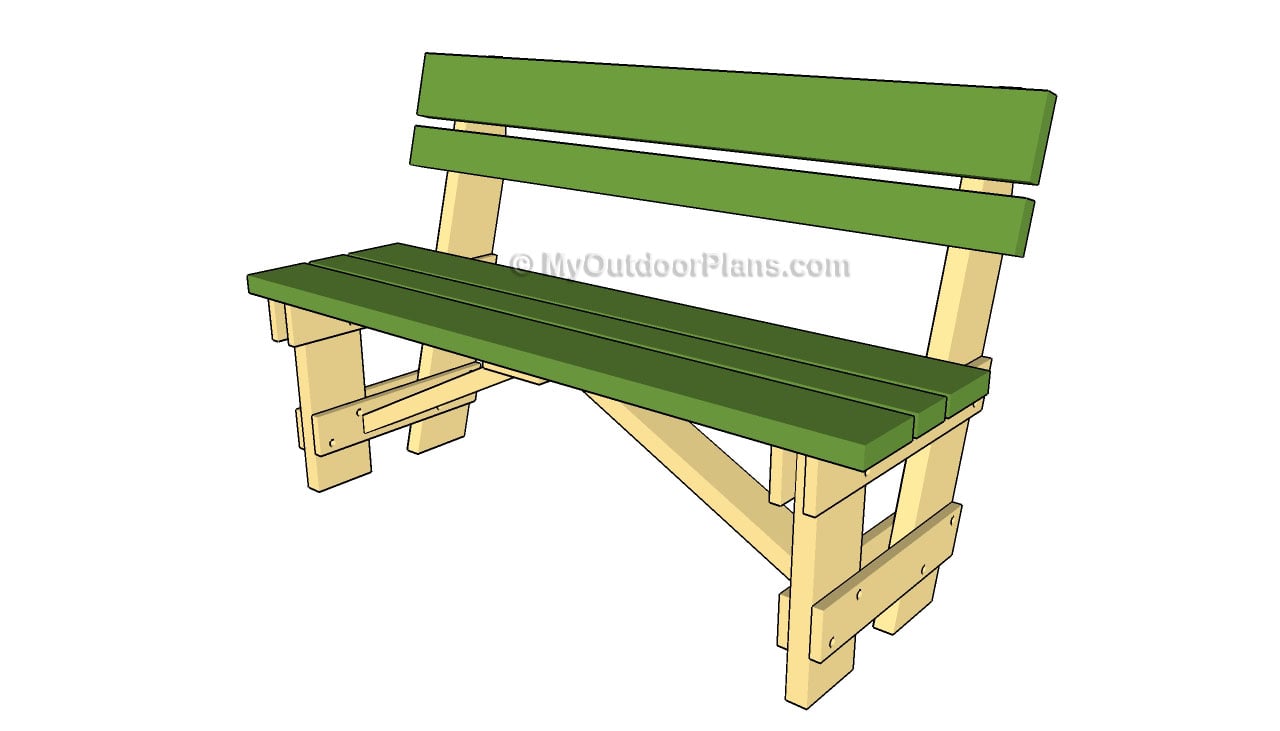 Wood Garden Bench Plans