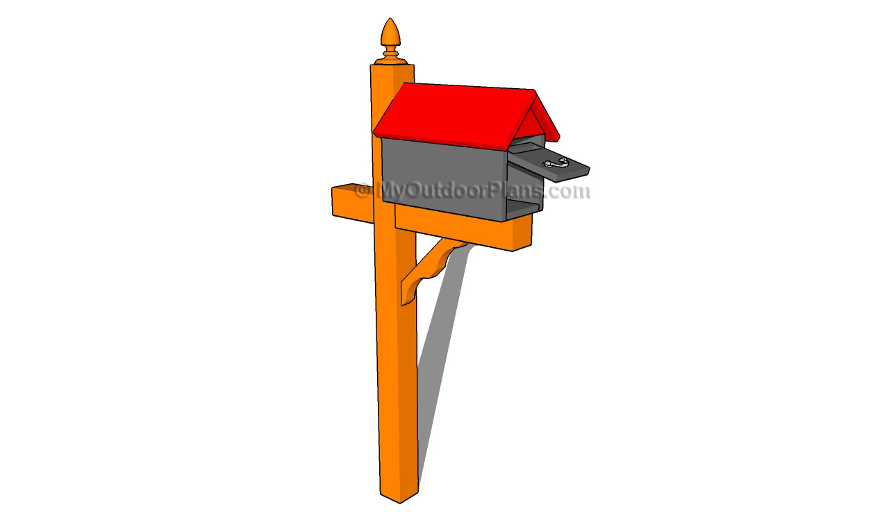 Wooden Mailbox Post Plans