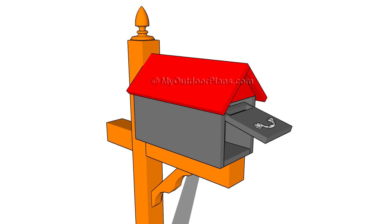 Mailbox Post Plans | Free Outdoor Plans - DIY Shed, Wooden Playhouse ...