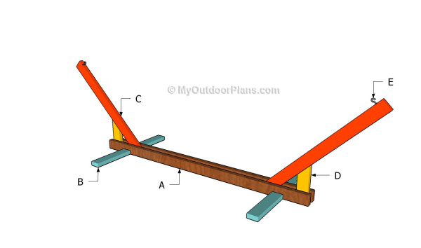 Hammock Stand Plans MyOutdoorPlans Free Woodworking 