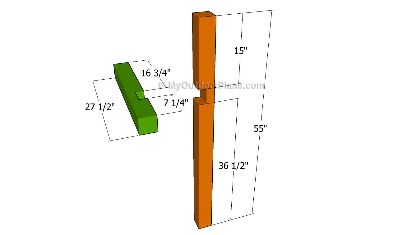 Woodworking Plans Mailbox Post Plans 4x4 PDF Plans