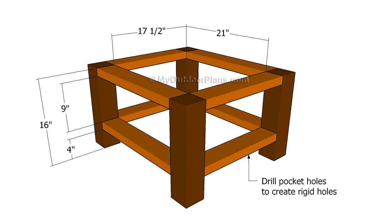 Wood End Table Plans