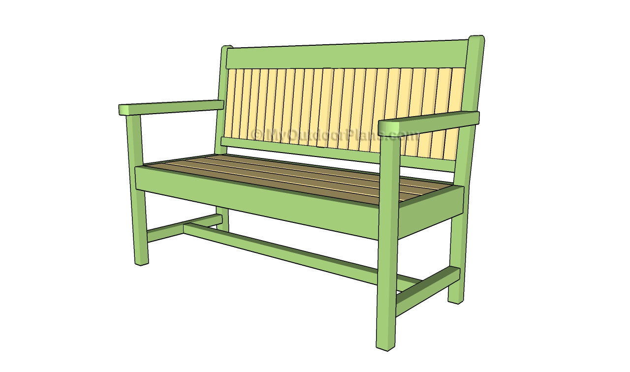 How to build a garden bench
