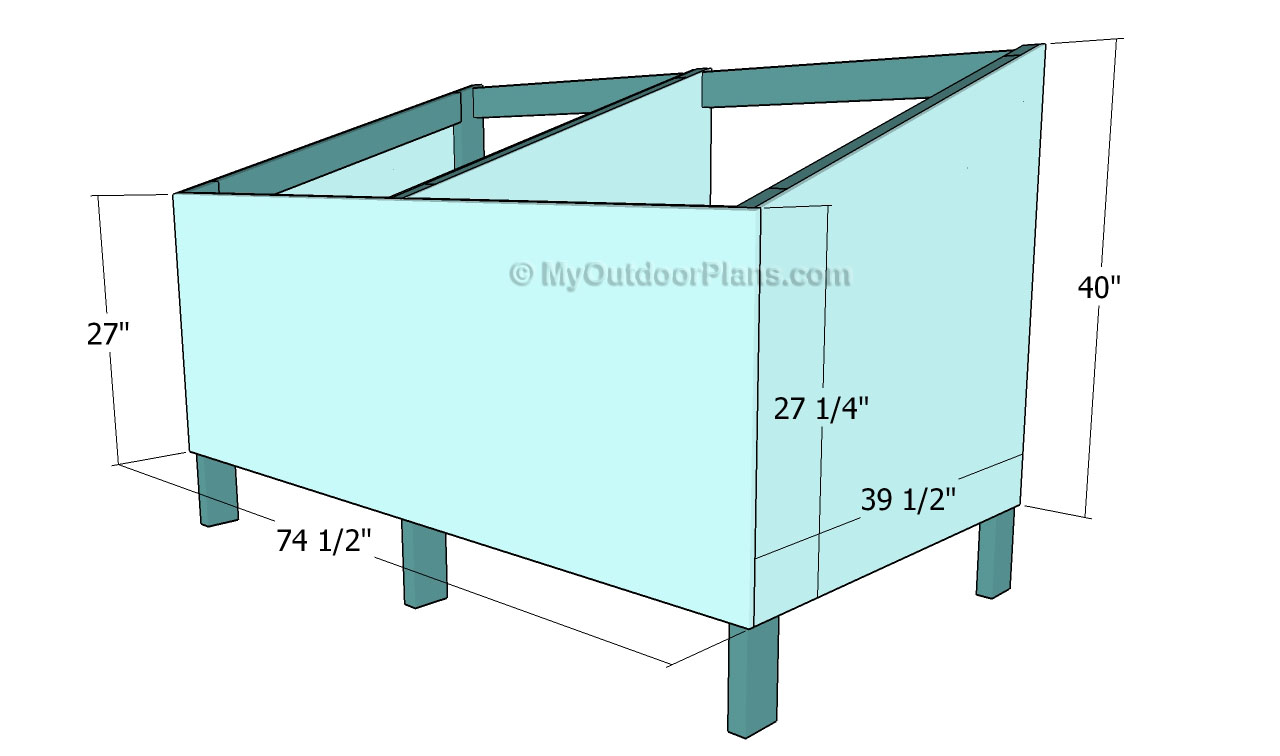 Double Dog House Plans | Free Outdoor Plans - DIY Shed, Wooden 
