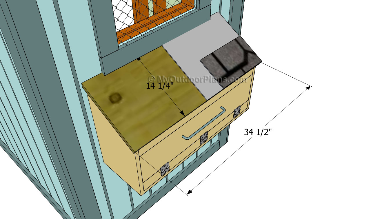 chicken nest box plans free outdoor plans - diy shed
