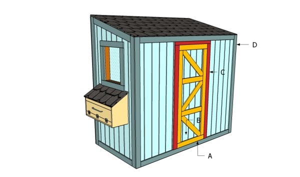Building a door for a chicken coop
