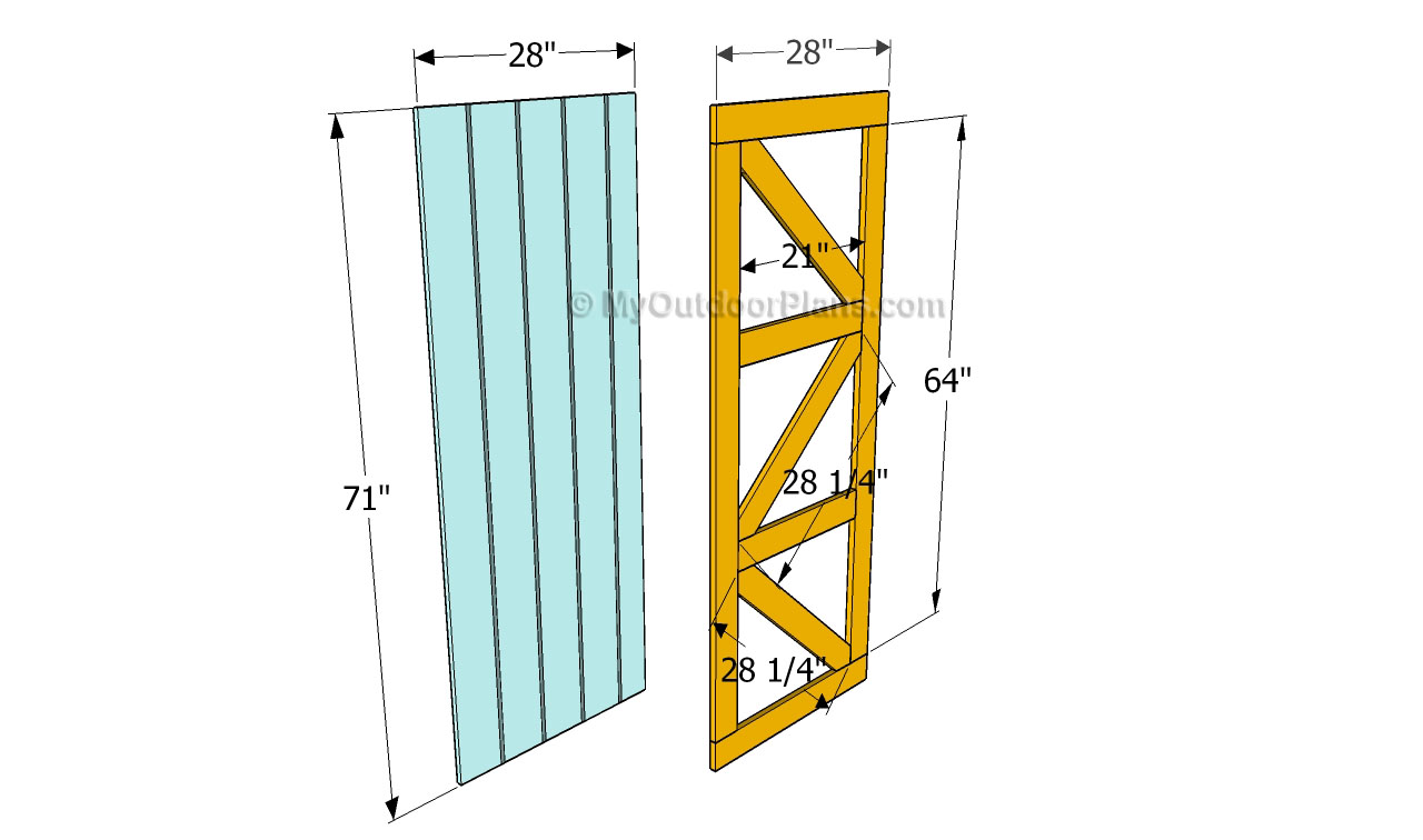 Chicken Coop Door Plans | Free Outdoor Plans - DIY Shed, Wooden 