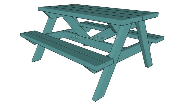 How to Build a 3/4 Size Folding Picnic Table for the Kids Build