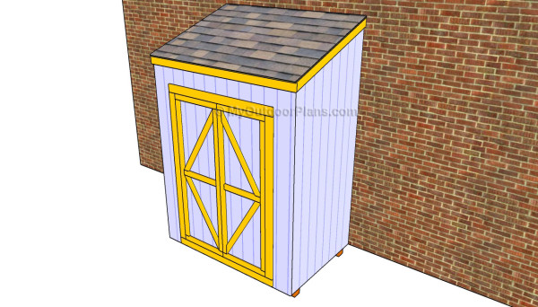 Attached shed plans