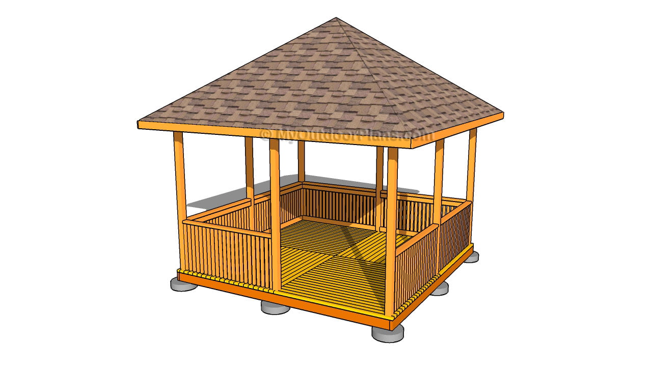 Gazebo Designs Free Outdoor Plans - DIY Shed, Wooden Playhouse, Bbq