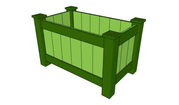 How to build a deck planter