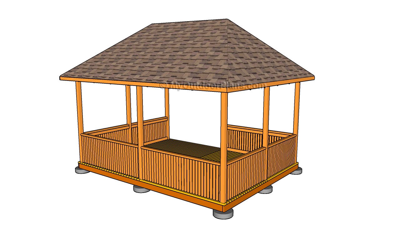 How to build a gazebo roof