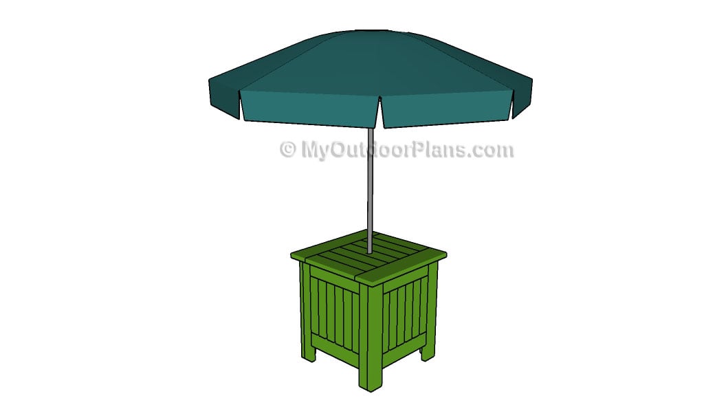 How to Make a Lemonade Stand Wooden Cooler Plans Umbrella Stand Plans