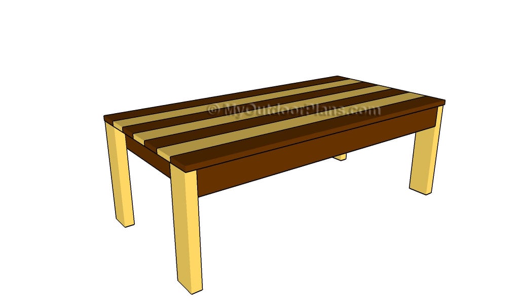 Adirondack Coffee Table Plans | Free Outdoor Plans - DIY Shed, Wooden 
