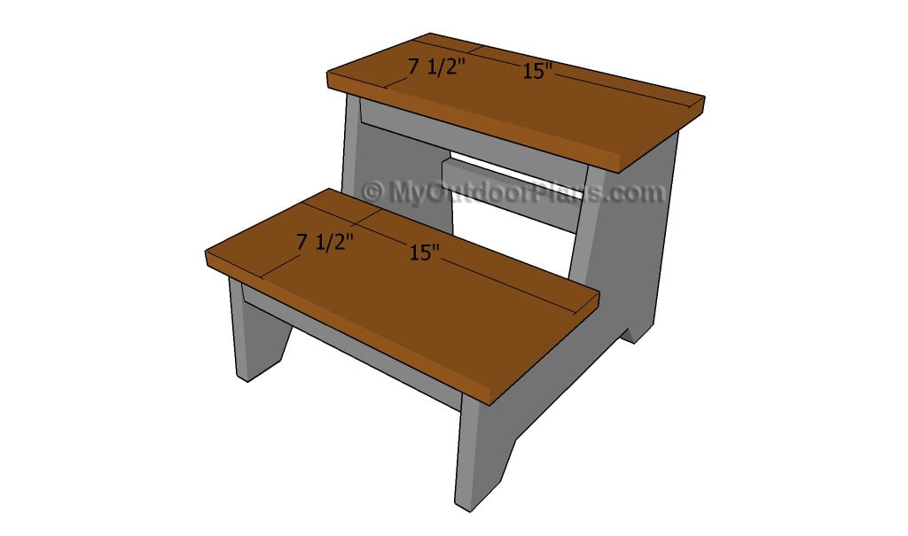 Step Stool Plans  Free Outdoor Plans - DIY Shed, Wooden Playhouse 