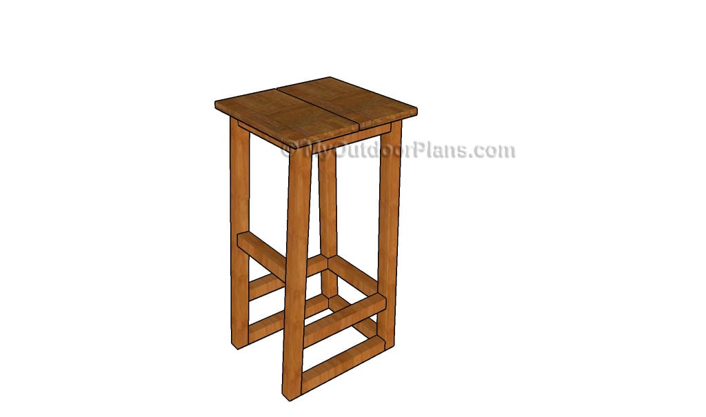 Wooden Bar Stool Plans