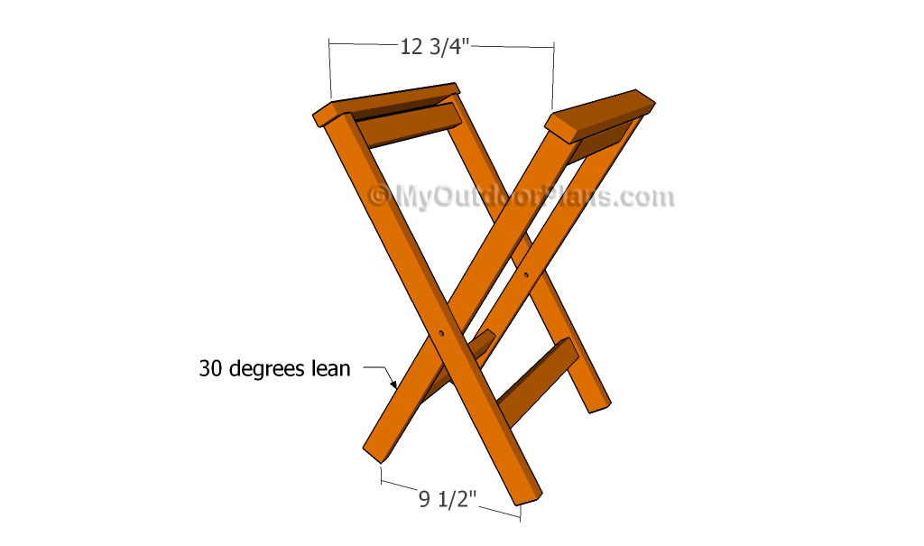 Folding Stool Plans | Free Outdoor Plans - DIY Shed, Wooden Playhouse 