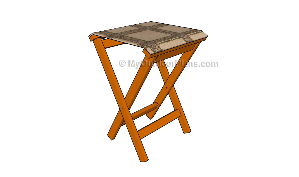 Folding Stool Plans | Free Outdoor Plans - DIY Shed, Wooden Playhouse 