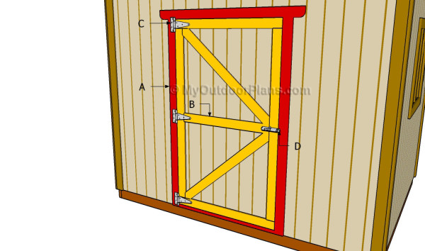 DIY Shed Door Plans | MyOutdoorPlans | Free Woodworking Plans and 