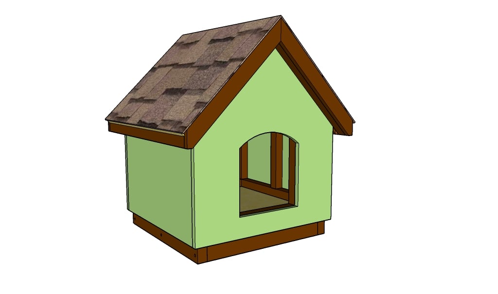 Small Dog House Plans | MyOutdoorPlans | Free Woodworking 