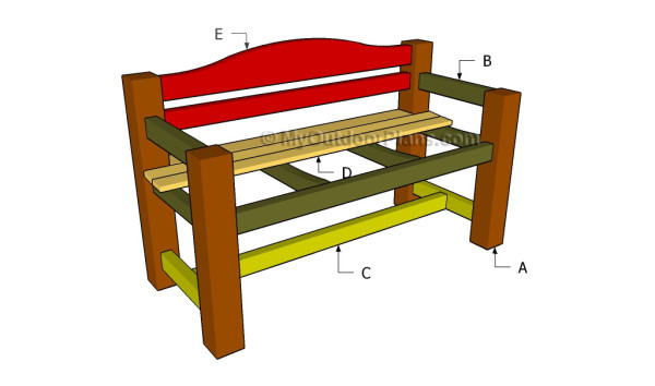 Plans for Building Wooden Benches Outdoor