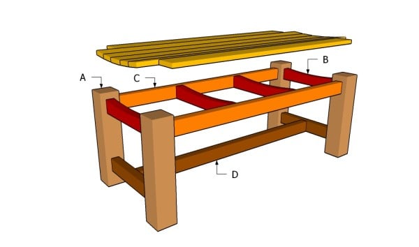 Patio Bench Plans | Free Outdoor Plans - DIY Shed, Wooden ...