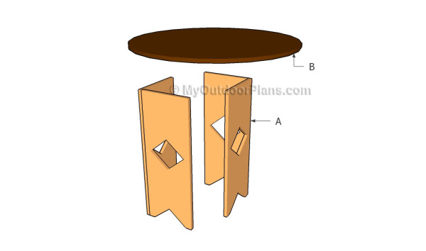 Building a pedestal table