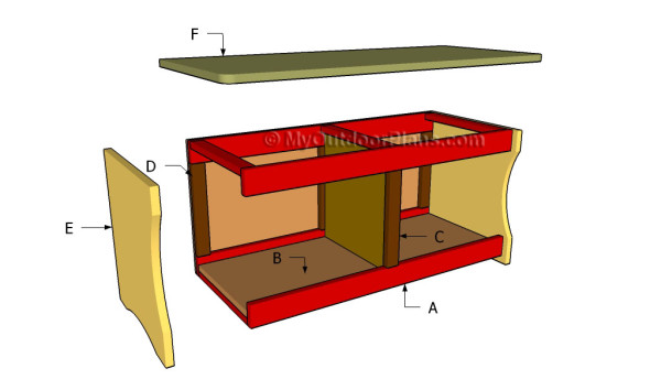 Building a storage bench