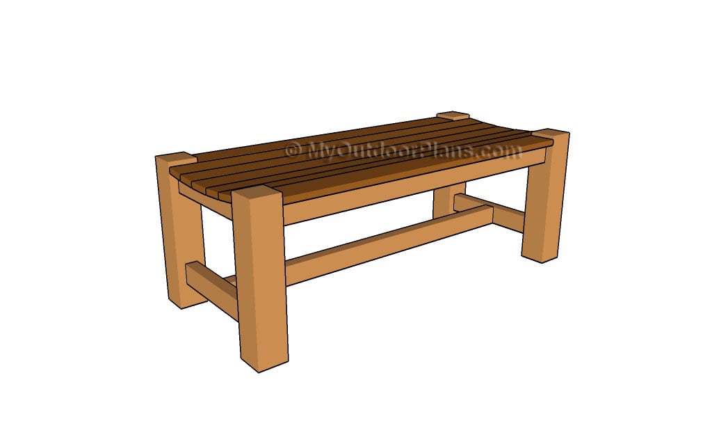 Patio Bench Plans  Free Outdoor Plans - DIY Shed, Wooden Playhouse 