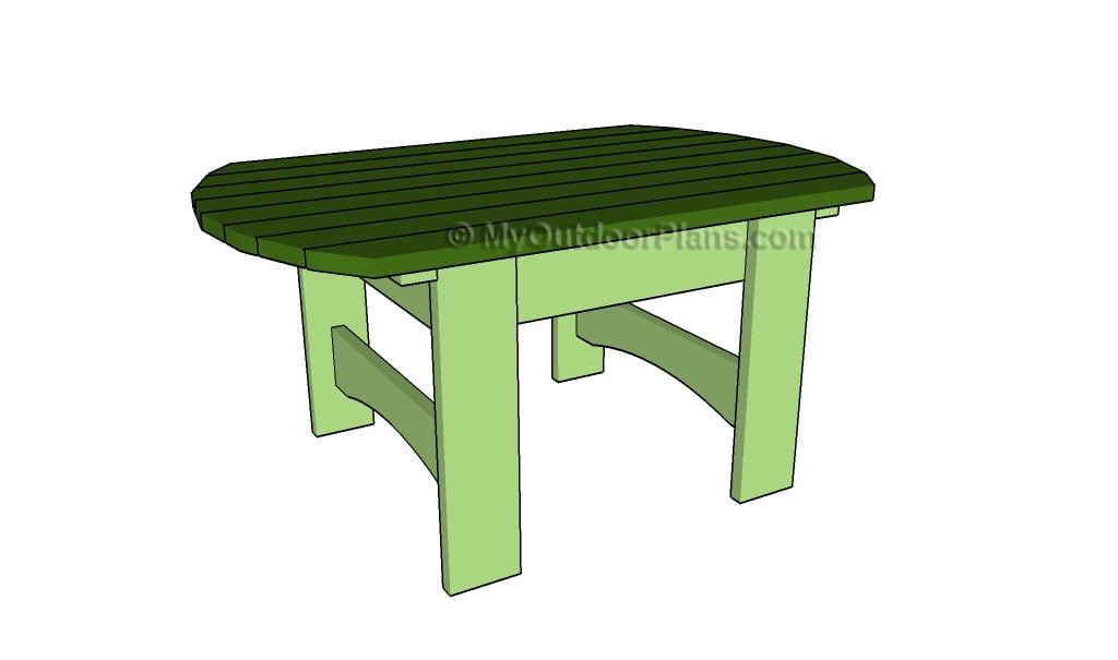 Outdoor Wood Side Table Plans