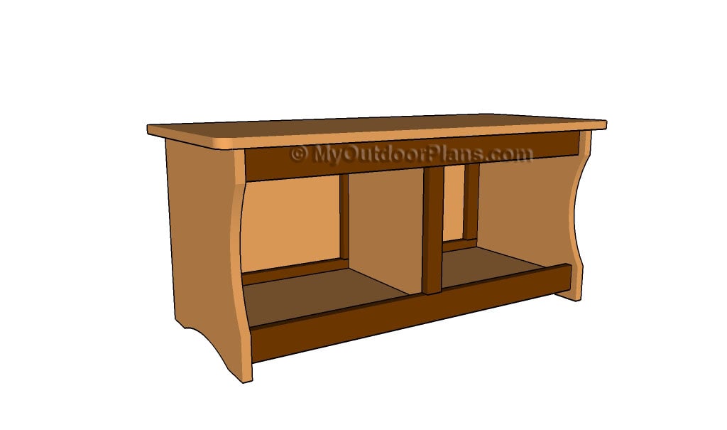 Bench with Storage Plans