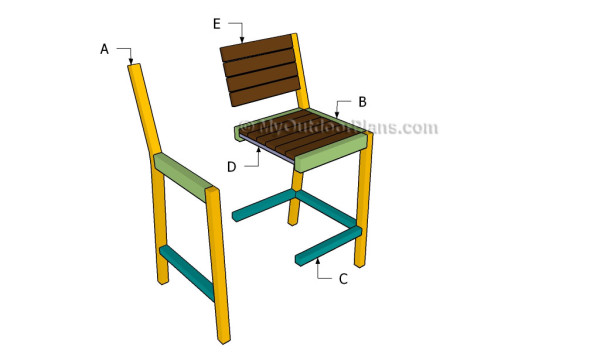 DIY Outdoor Bar Stool Plans