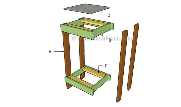 Plans For Building A Plant Stand PDF Woodworking