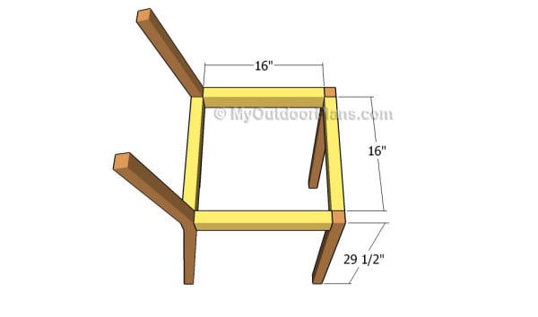 Building the stool stair