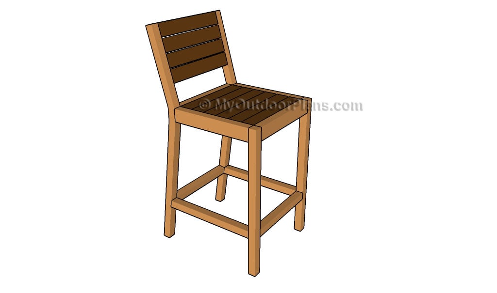 How to build a bar stool  Free Outdoor Plans - DIY Shed, Wooden 